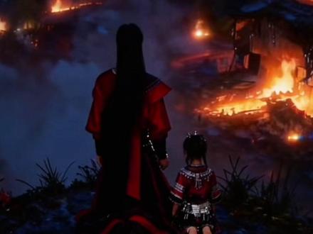 对不起 族长爷爷 我不该救他的…#苗疆少女 #亲子转场