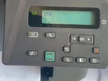 惠普126nw连接无线过程