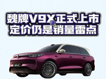 魏牌V9X上市,产品力没得说,定价依旧是硬伤 #魏牌V9X #大型SUV #旗舰SUV