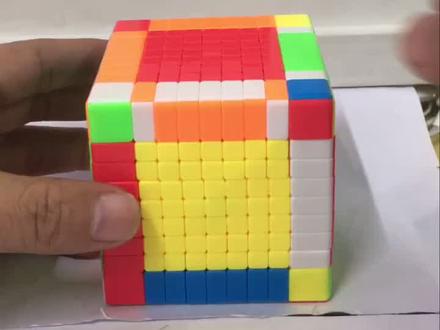 九阶魔方还原8 合并棱3