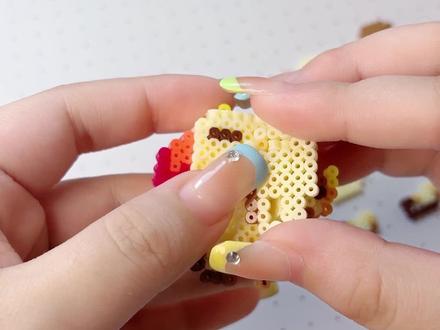 立体拼豆双面有孔教程 #拼豆 #拼豆教程 #立体拼豆 #手工