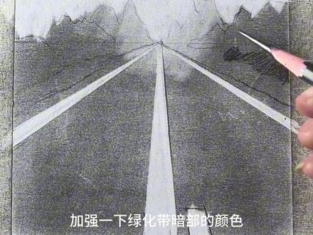 手残也能画?天残派画法来啦! #零基础学画画 #一起学画画 #绘画教程 #素描风景 #自学画画