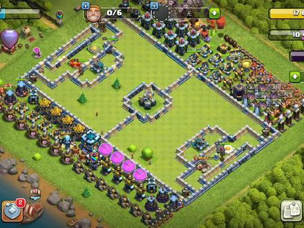 部落冲突:满级闪电才够劲,7个加地震就能解决天鹰火炮