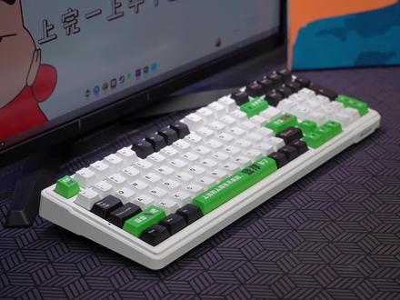 狼蛛F99的大哥,升级带屏幕带旋钮,还是全透明的键帽#狼蛛f98pro #机械键盘 办公游戏好键盘。#客制化键盘
