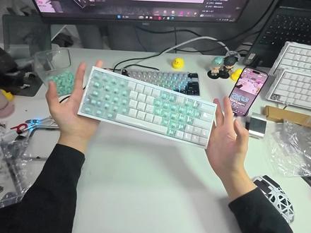 西湖水满改ev63,声音无敌好听#ev63 #磁轴键盘 #客制化键盘