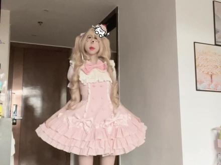 穿上条纹千层我就这样#条纹千层#洛丽塔lolita #lolita #天秤座