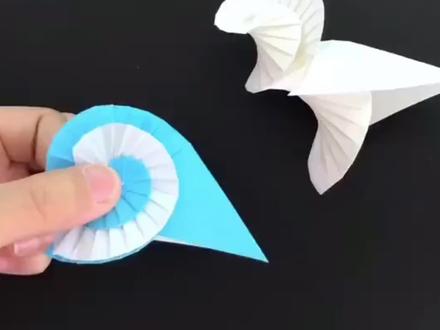 螺肉弹簧折纸课程,解压神器再现,一张纸能完成,按多几下超解压