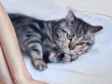 李贵君油画步骤#油画 #画 #低盐饮食挑战