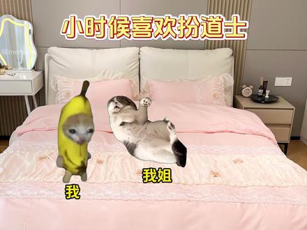小时候喜欢扮道士 #猫meme #搞笑 #抽象 #万万没想到 #linkup