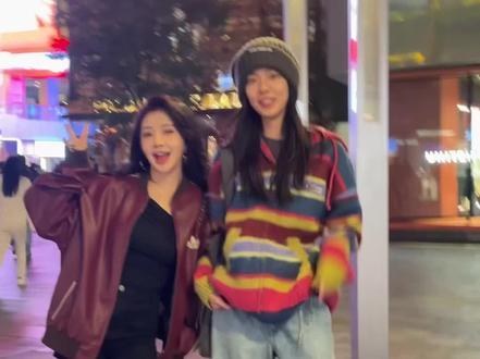 碰到真明星了#路人视角