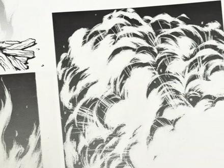 艺术就是爆炸💥 #火元素绘画 #二次元#黑白漫画#手绘漫画#网点纸