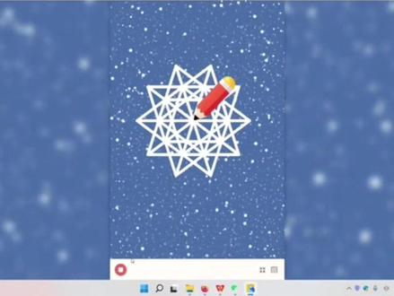 #少儿编程 #线上教学 #源码编辑器 使用10个五角星绘制雪花❄️