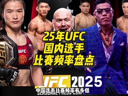 年度总结-25年UFC国内选手的比赛盘点#格斗#李景亮