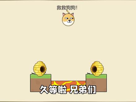 邪恶博士来救狗,我看哪只蜜蜂敢硬来! #救救狗狗 #单机游戏 #通关闯关 #搞笑 #游戏创想行动