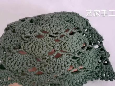 简单易学的镂空帽子 大人小孩都可以佩戴 教程一