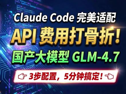 Claude太贵?三步接入国产大模型! #抖音合集升级计划
Claude Code虽然强,但API太贵还卡?
教你一招,3步接入国产智谱GLM-4.7!
代码能力不输,价格直接打骨折!
不仅速度快,还完美适配中文环境。
实测写个贪吃蛇游戏,一次过!
详细教程都在视频里了,赶紧收藏试试吧!
智谱现在还有上市活动,输入指令还能领礼物哦!
#AI编程 #ClaudeCode #智谱GLM #程序员 #黑科技 @抖音小助手 @DOU+小助手