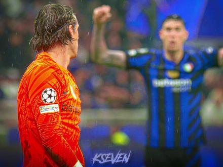 “叹息之墙” #国米 #索默 #欧冠