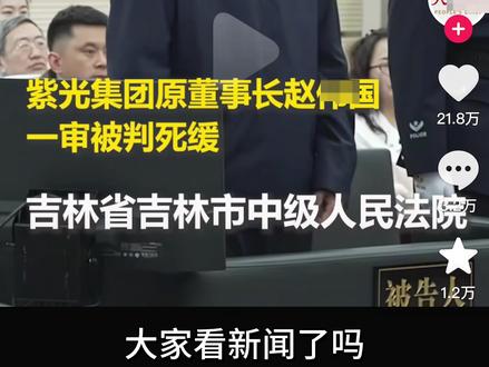 这次真不能写名字了 #紫光集团 #紫光集团赵伟国