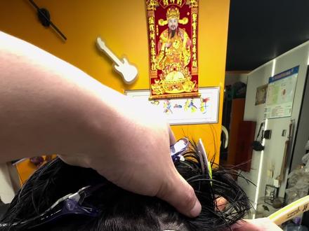 试一下刀的锋利度#锋利无比 #刮光头 #老刀修面 #记录真实生活