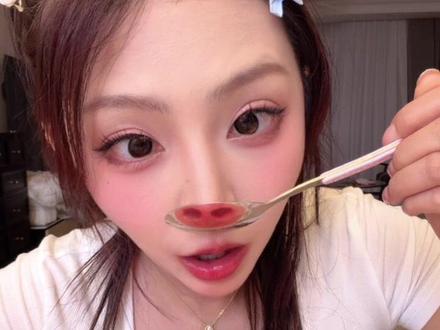 静猪本猪来咯~ #一起变身西瓜小猪
