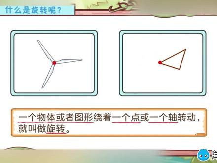 旋转的引入 #数学 #数学微课 #数学学习 #人教版五年级下册数学 #旋转