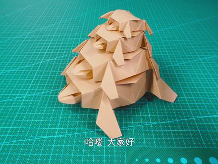 这不是普普通通的4只折纸乌龟,这是机甲战龟!#折纸 #手工