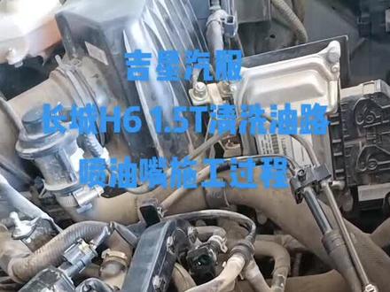 长城H6 1.5T清洗油路 喷油嘴 节气门 进气道 进气管施工过程#专业维修保养 #清洗油路喷油嘴 #诚信做人诚信做事
