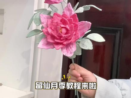 留仙月季教程来啦🌸🌸 留仙月季花语:热烈的爱与勇气。#扭扭棒 #手工制作 #教程 #教程分享 #月季