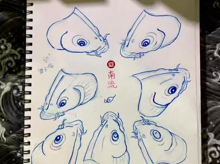 鲤鱼头部画法
传统纹身师必备技能
#纹身师日常 #绘画 #干货分享 #传统纹身#纹身教学