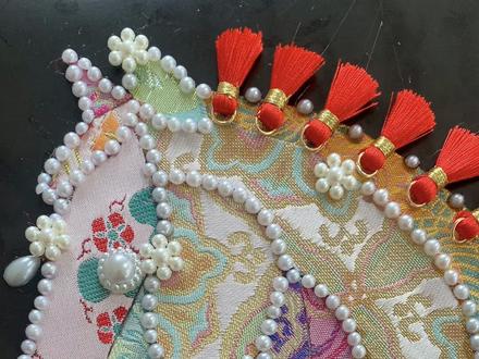宋锦做的装饰画,瞬间高大上了#手作diy #宋锦 #非遗文化 #非物质文化遗产手工制作 #我的手工作品