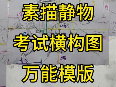 色彩静物素描静物横构图万能模版
#美术生入门 #零基础美术生 #色彩静物 #素描静物 #构图技巧