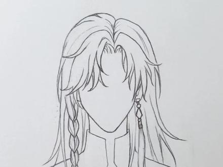 古风发型怎么画#绘画教程 #简笔画 #画画 #画画练习打卡 #内容启发搜索