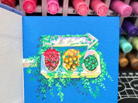 春天来了|丙烯马克笔|附色号步骤 循着箭头的方向,
去遇见满溢的春与温柔,
把日子过成画里的模样。✨
📒:星以文创
👀:六条
#丙烯马克笔#翻翻乐#绘画过程#跟着抖音学画画#春天