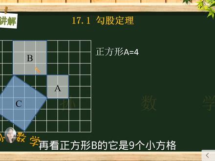 【初中数学】初二下17.1勾股定理(知识点)#初中数学