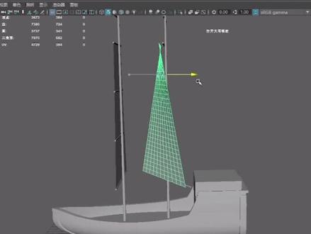 #游戏建模 送你们一艘小船船