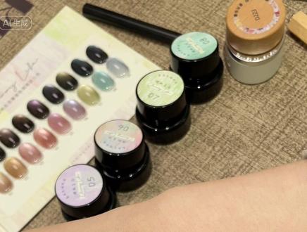 多巴胺彩色猫眼美甲#美甲教程 #多巴胺美甲