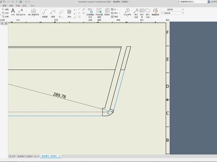 Inventor工程图交点标注方法#inventor #inventor教程 #inventor建模 #机械设计 #三维建模
