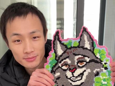 挑战用毛线做个毛茸茸的宝伯特拼豆 #疯狂动物城2 #拼豆 #挑战 #宝伯特 @抖音小助手