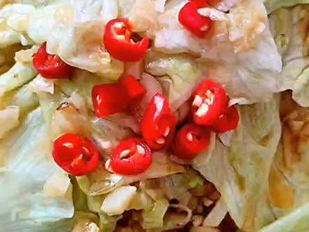 《圆生菜做法》#在家做美食 #简单美食 #圆生菜