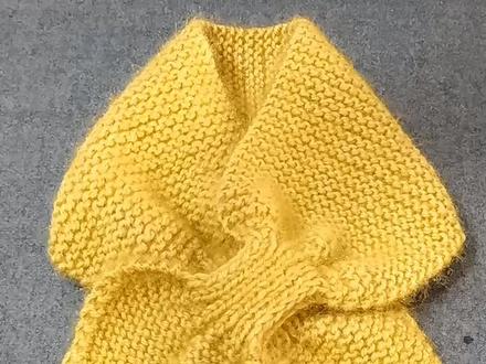 #手工diy #编织教程 桃心围巾教程一