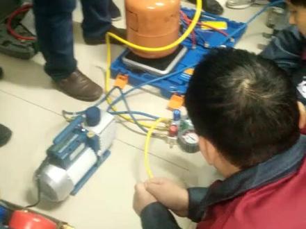 r290新型冷媒实战演练操作!