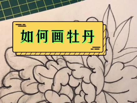给大家分享一下我画日式牡丹,对牡丹的理解。#沈阳纹身 #手稿设计 #纹身教学 #跟我一起学画画 #一起学画画 #想画就画 #画画 #纹身手稿