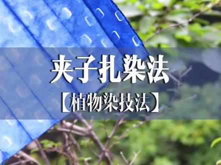 这种规律的图案你喜欢吗#手工diy #扎染教程 #非遗 #草木染 #植物染