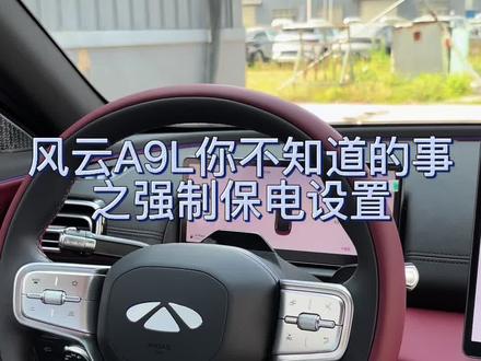 风云A9L强制保电设置