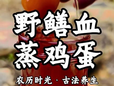 野鳝血蒸鸡蛋养生妙方
#养生 #健康 #中医养生 #美食 #真实生活分享计划
@仙鹤大叔张文鹤 @大盛讲本草 @一方见地(璐璟) @张正 好好生活
