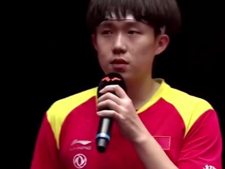 可能就王楚钦捏过她脸吧,下一秒就惨遭打脸 #大头打脸现场 #王楚钦 #国乒 #莎莎 #莎头cp