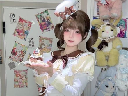 绝了!可以戴头上的“小蛋糕”🍰 #挞挞小厨 #lolita #洛丽塔lolita #lo裙安利 #lo裙