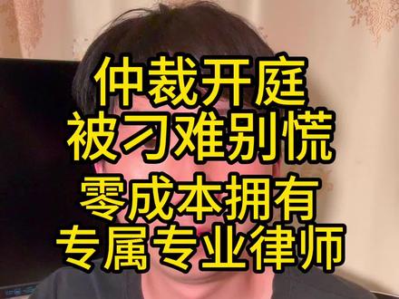 劳动仲裁普通人也能稳稳应对开庭#仲裁 #开庭技巧 #真实生活分享计划 #劳动仲裁