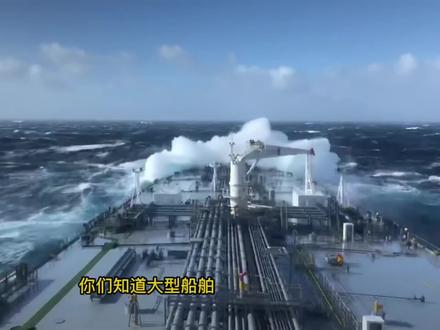 #热点小助手 为什么国际海员的工资这么高了吧!最怕遇到这样的海况虽然知道很安全就是摇得吐胆汁难受😣