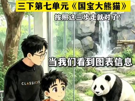 三下第七单元作文,如何汇总图表信息写出不一样的国宝大熊猫?
#作文 #小学作文 #作文技巧 #教育